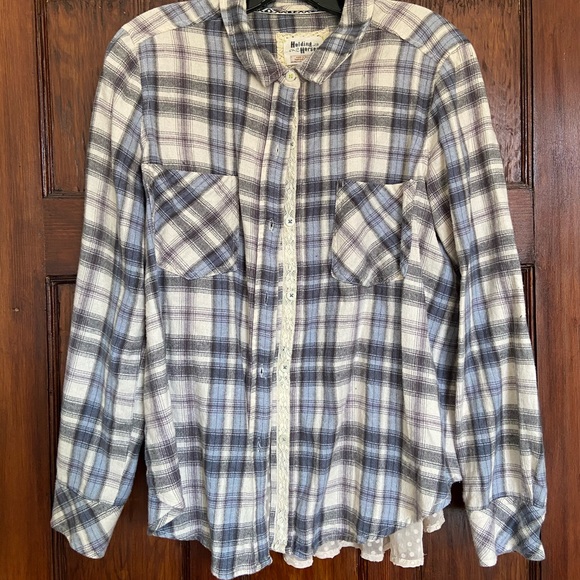 Holding Horses Plaid Shirt - Picture 1 of 3